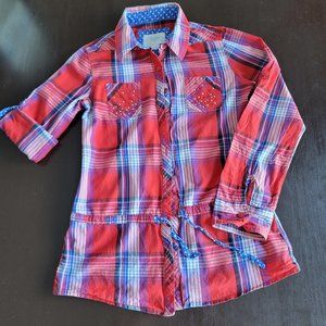 Justice, long to short sleeve girl's shirt